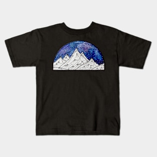 A Mountainous World :^) Kids T-Shirt